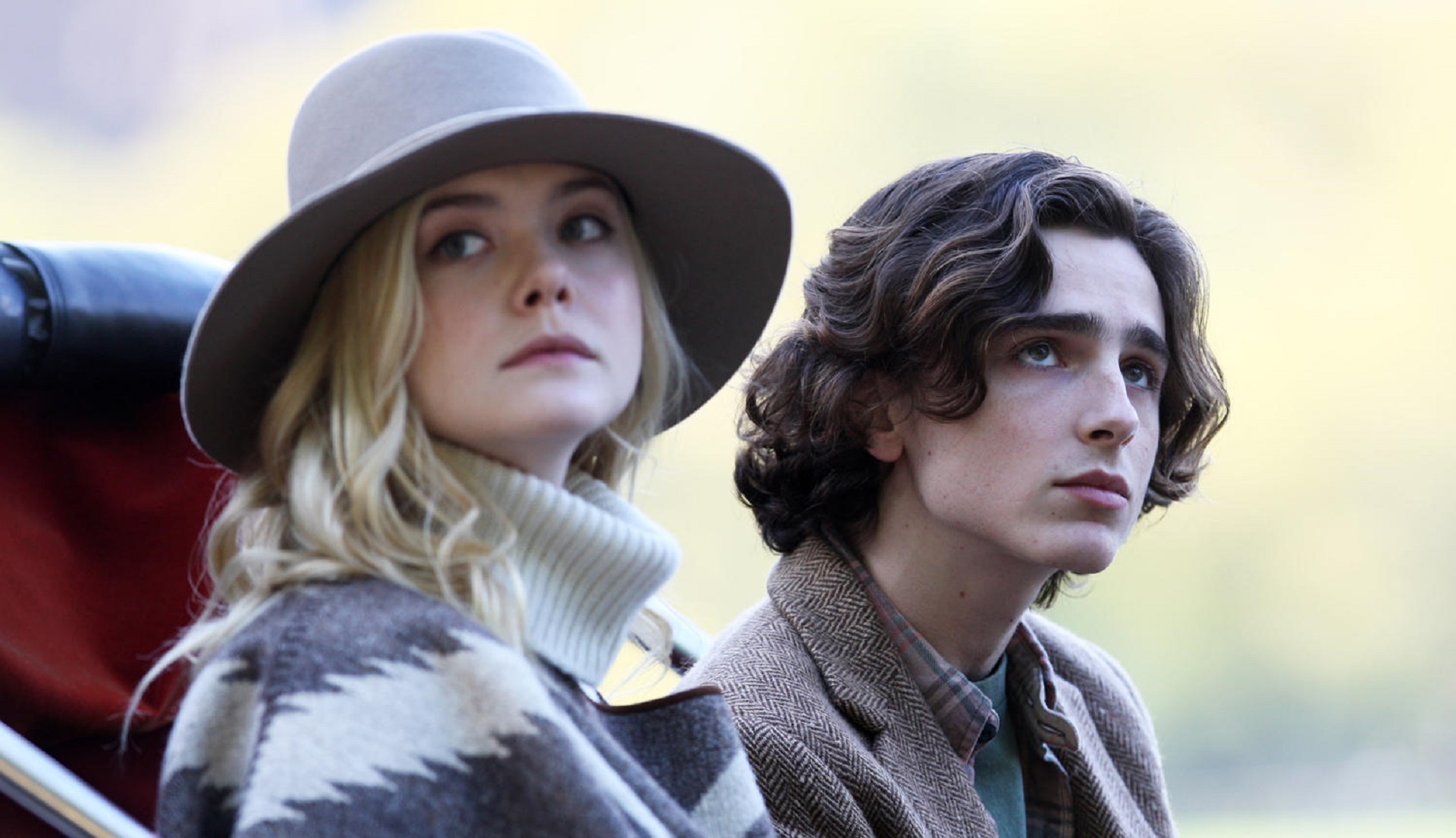 Elle Fanning in "A Rainy Day in New York"