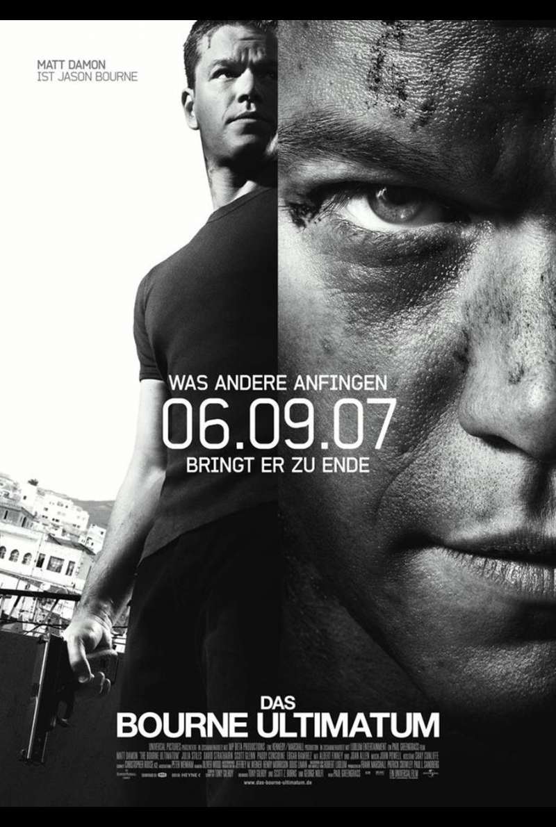Das Bourne Ultimatum Plakat