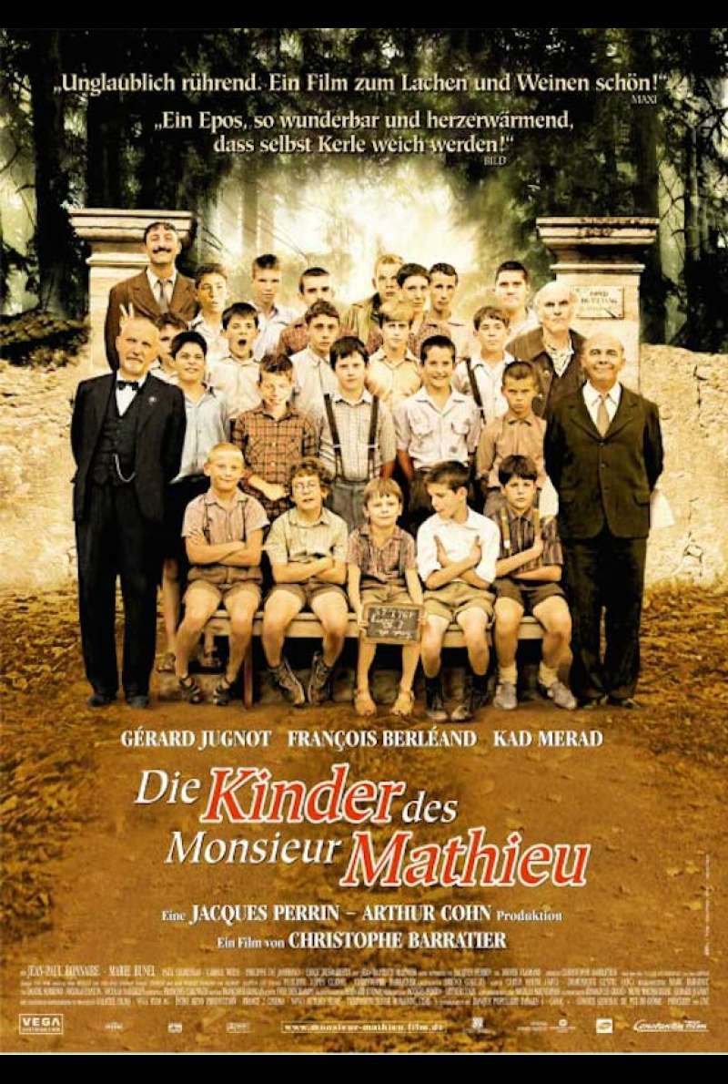 Die Kinder der Monsieur Mathieu - Les Choristes Plakat