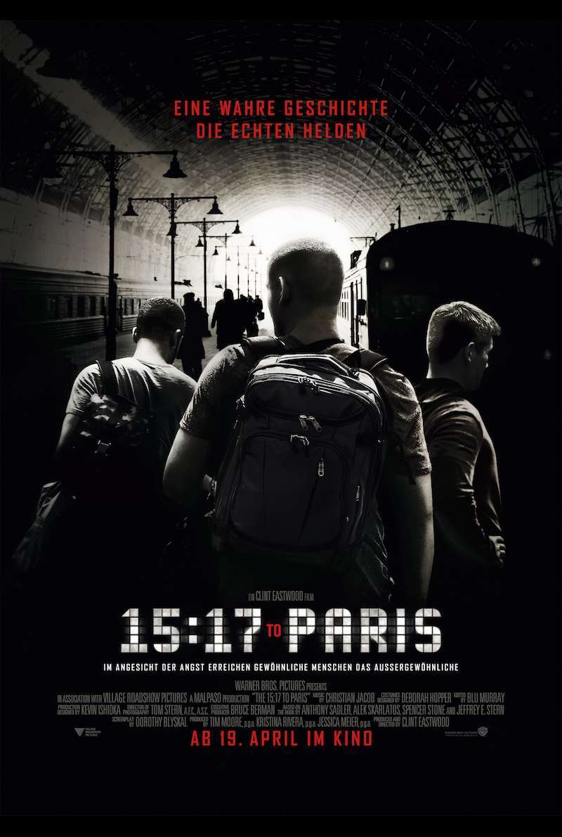 Poster zu The 15:17 to Paris von Clint Eastwood