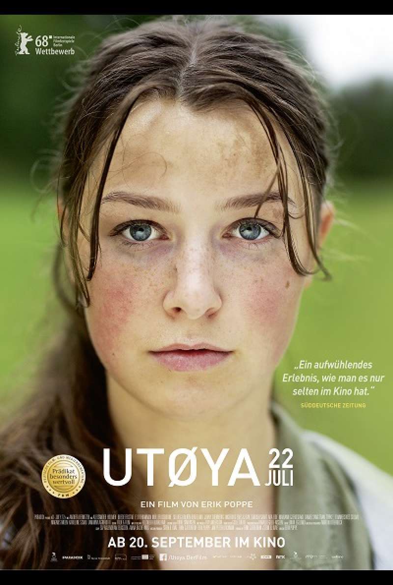 Utøya 22. Juli - Filmplakat