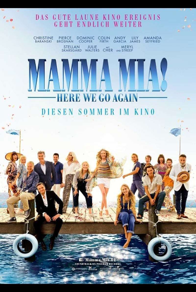Mamma Mia 2! Here We Go Again - Filmplakat