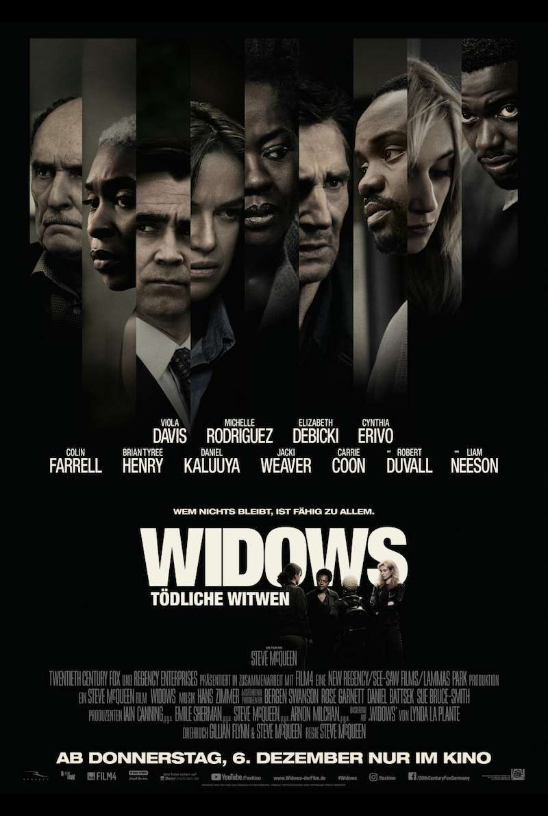 Filmplakat zu Widows - Tödliche Witwen (2018)