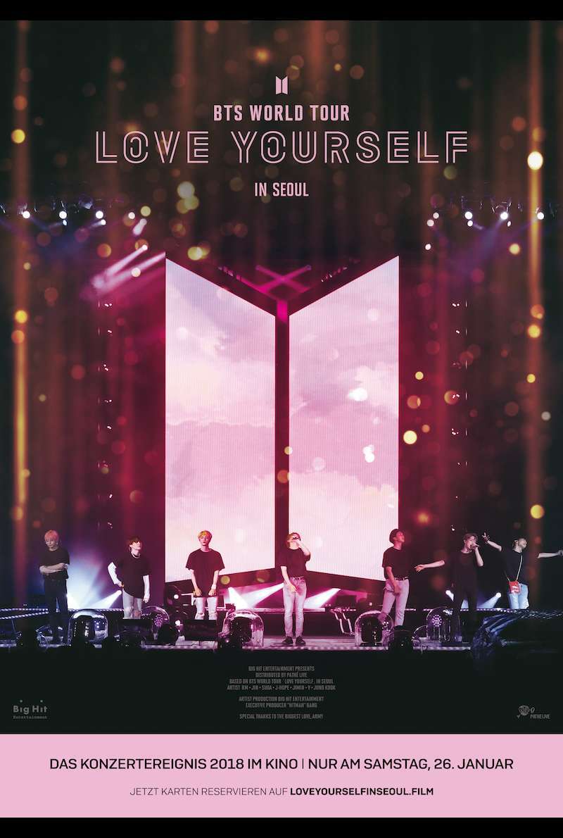 BTS World Tour Love Yourself in Seoul (2018) - Filmplakat (DE)