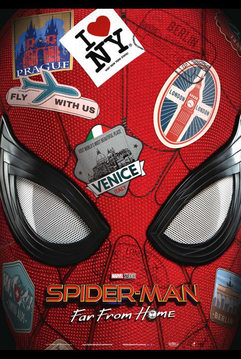 Teaserplakat zu Spider-Man: Far From Home (2019)