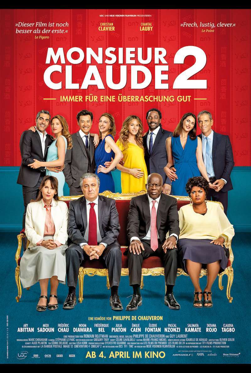 Filmplakat zu Monsieur Claude 2 (2019)