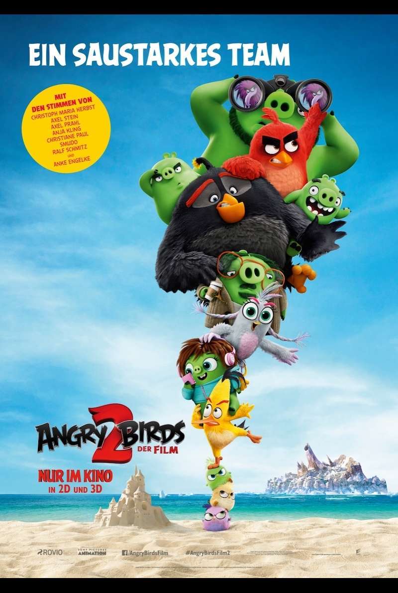 Filmplakat zu Angry Birds 2 - Der Film (2019)