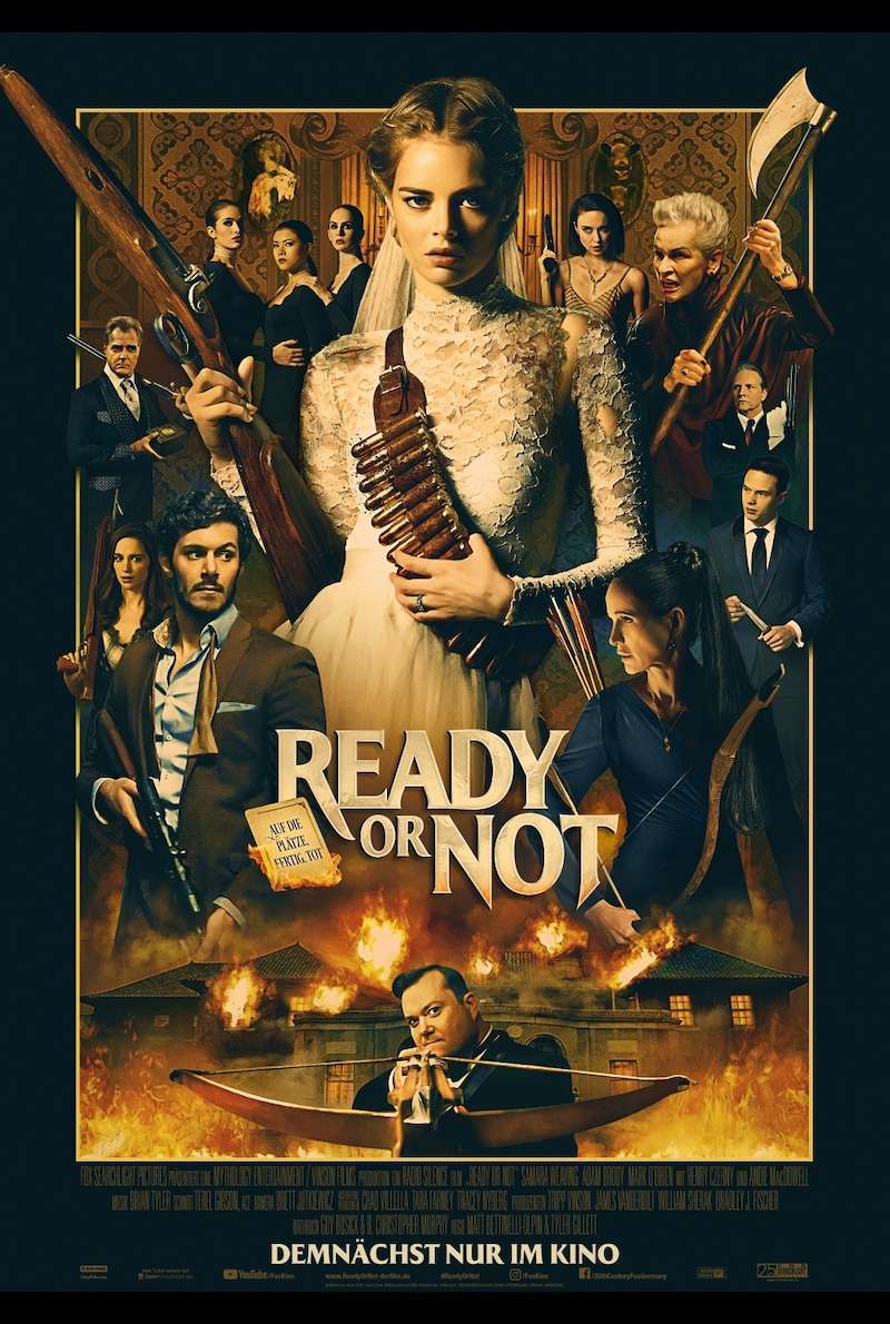 Filmplakat zu Ready or Not – Auf die Plätze, fertig, tot (2019)