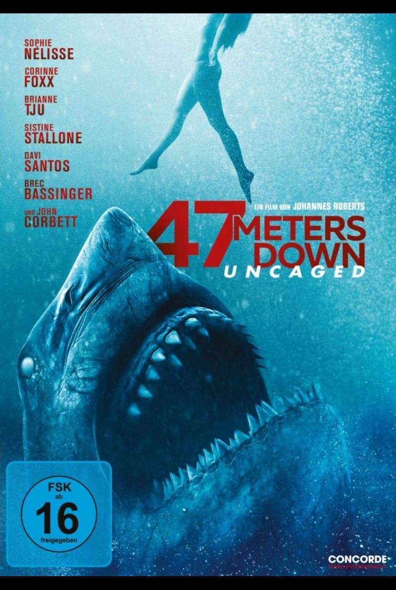 47 Meters Down Uncaged DVD Cover