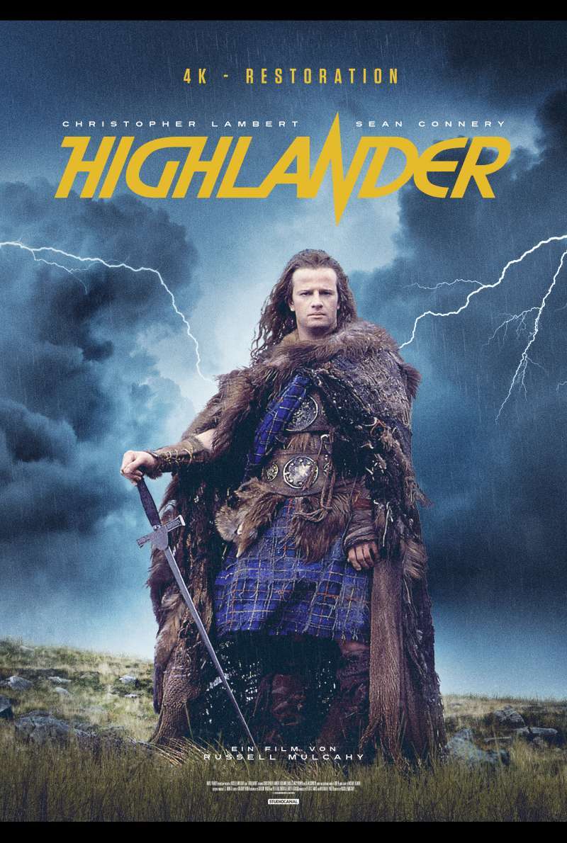 Filmplakat zu Highlander - Es kann nur einen geben (1986)
