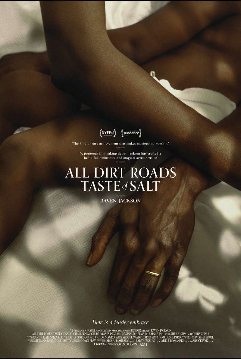 Plakat zu All Dirt Roads Taste of Salt (2023) von Raven Jackson