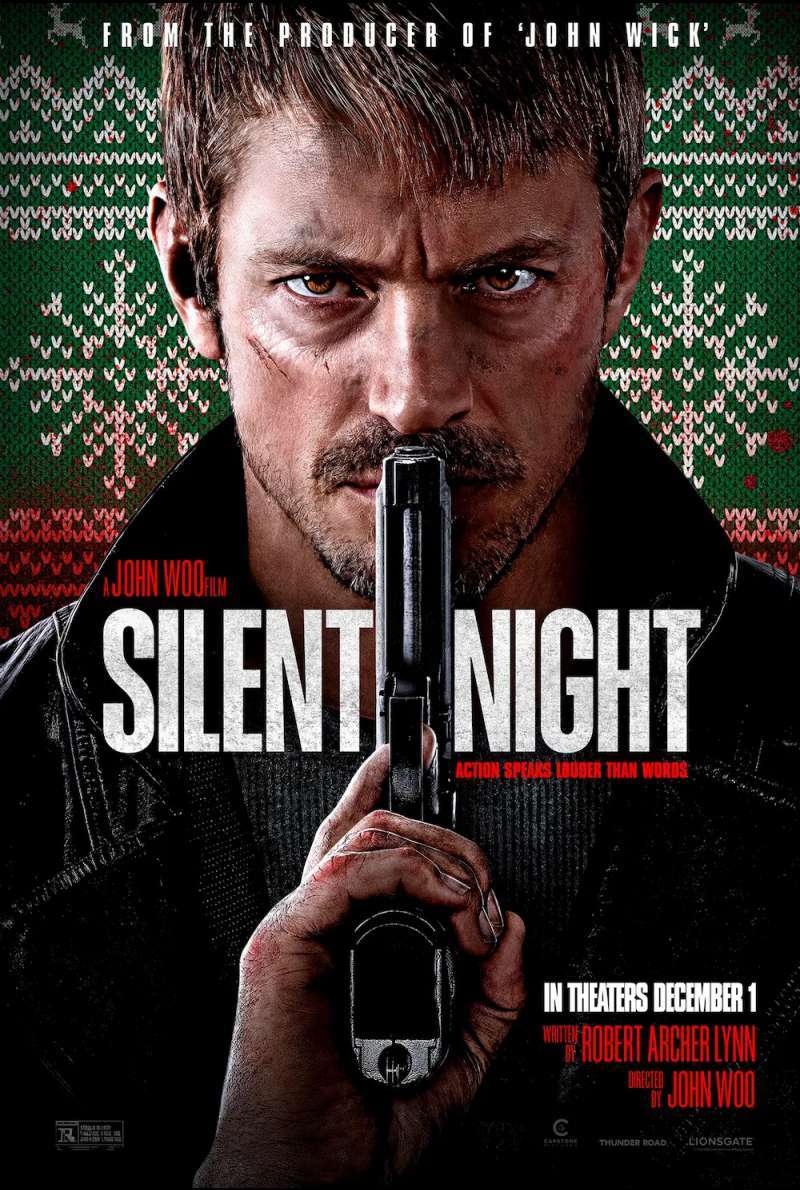 Filmplakat zu Silent Night - Stumme Rache (2023) von John Woo