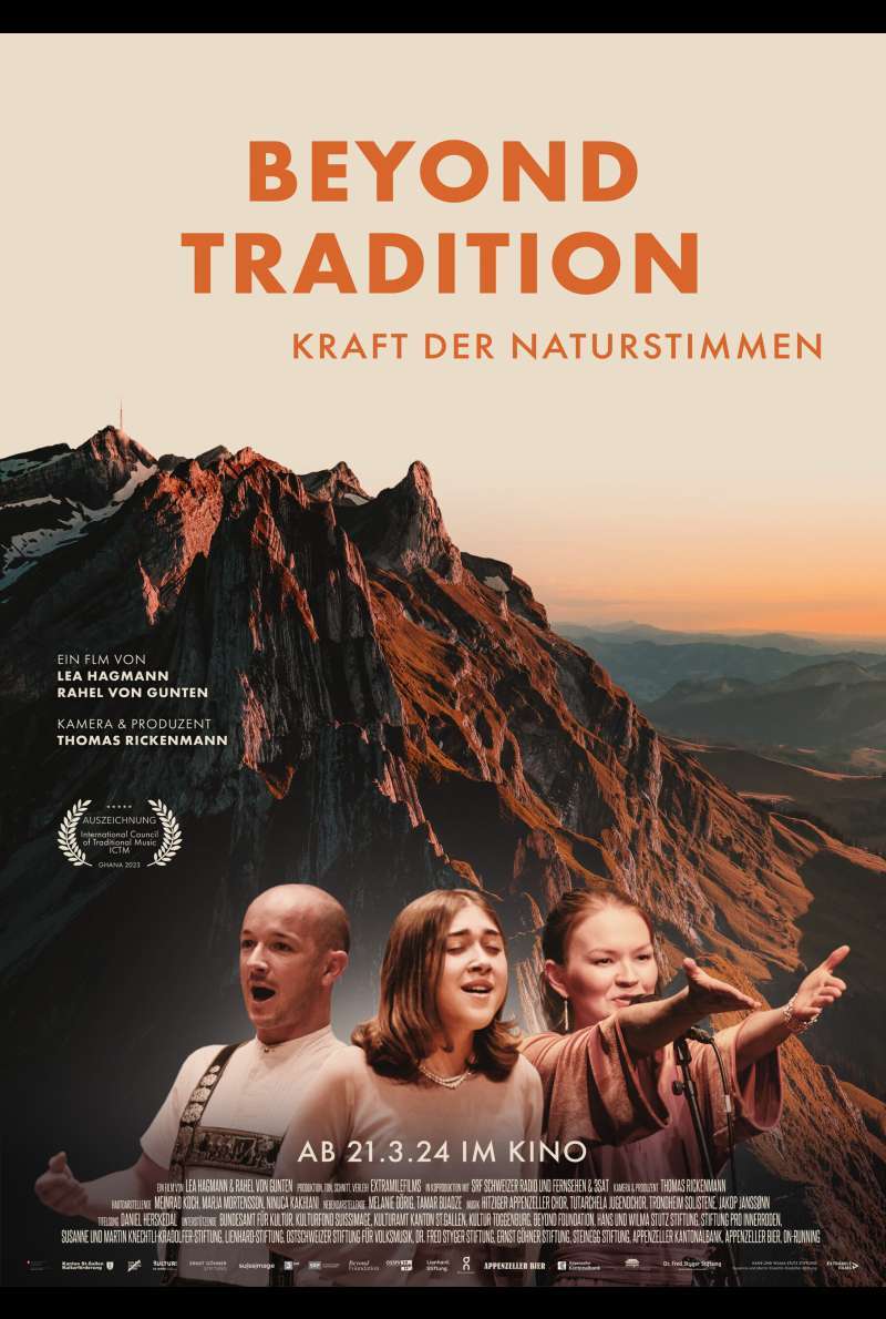 Filmstill zu Beyond Tradition - Kraft der Naturstimmen (2023) von Lea Hagmann, Rahel von Gunten