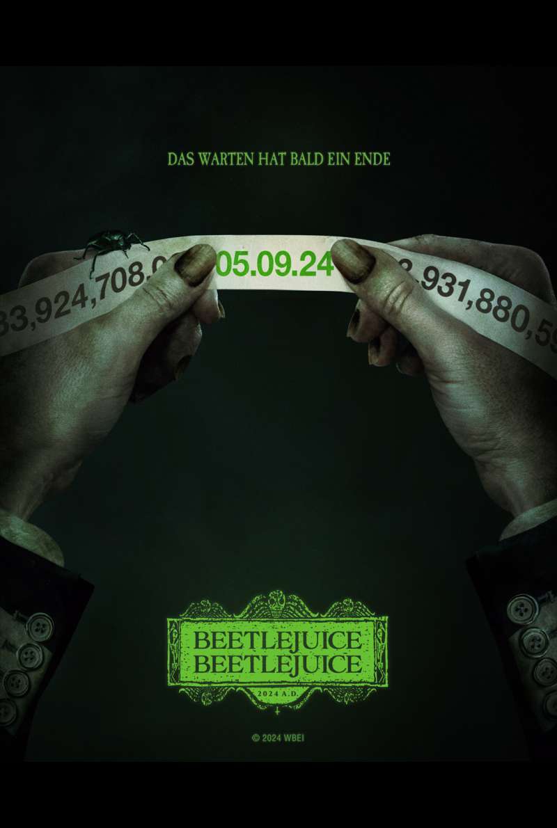 Filmplakat zu Beetlejuice Beetlejuice (2024) von Tim Burton