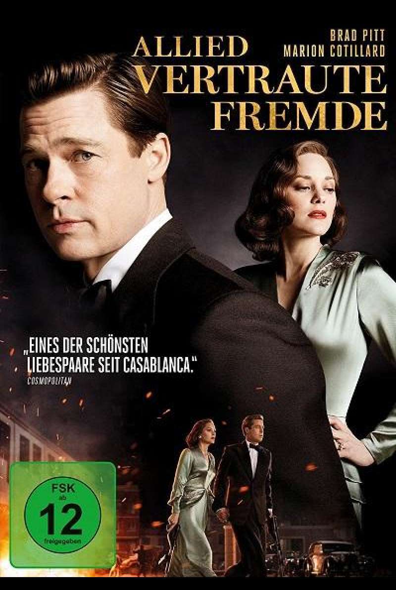 Allied: Vertraute Fremde - DVD-Cover