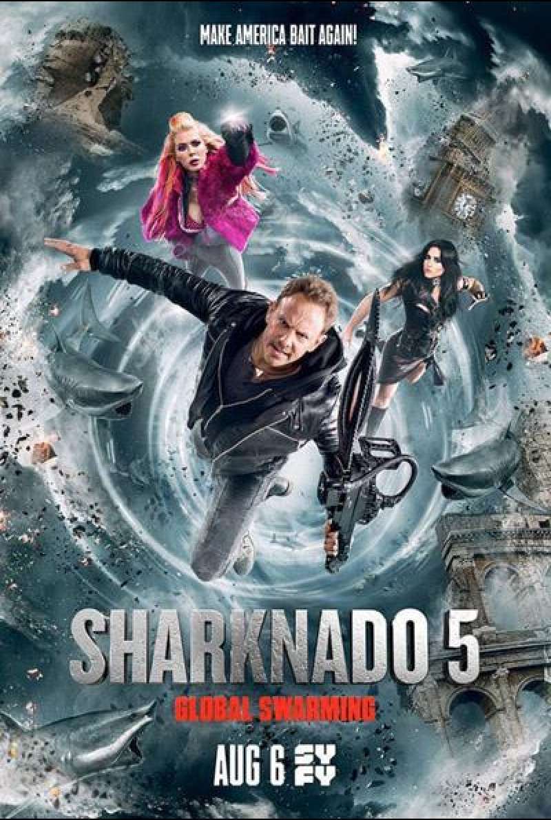 Sharknado 5: Global Swarming von Anthony C. Ferrante - Filmplakat