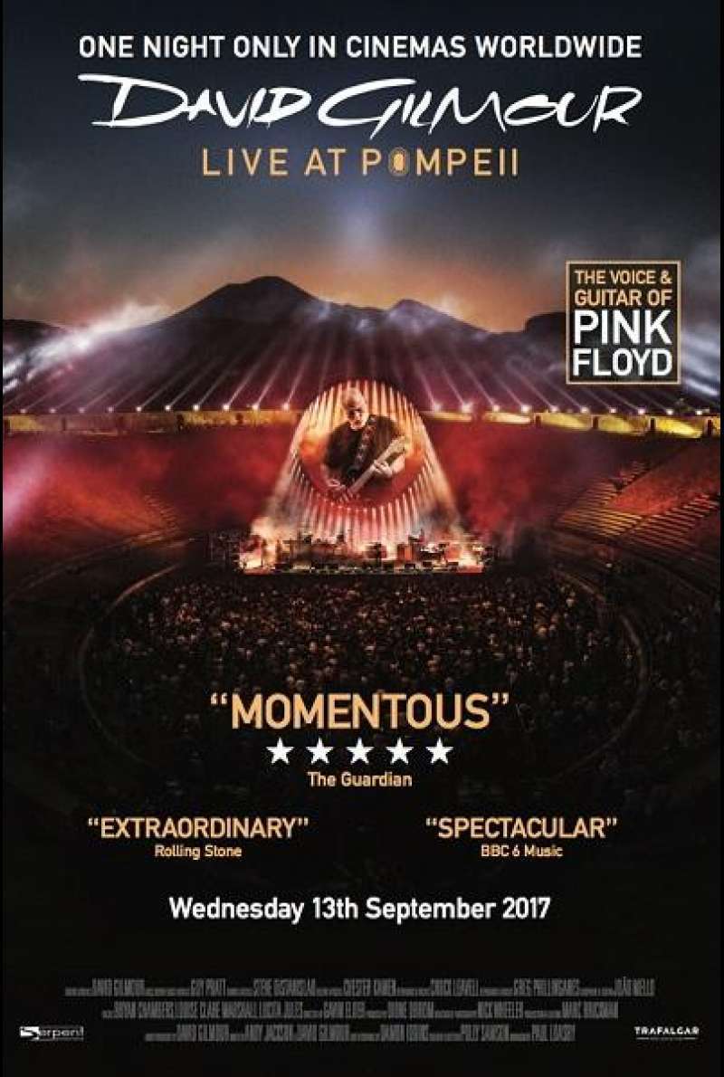 David Gilmour: Live At Pompeii - Filmplakat (INT)