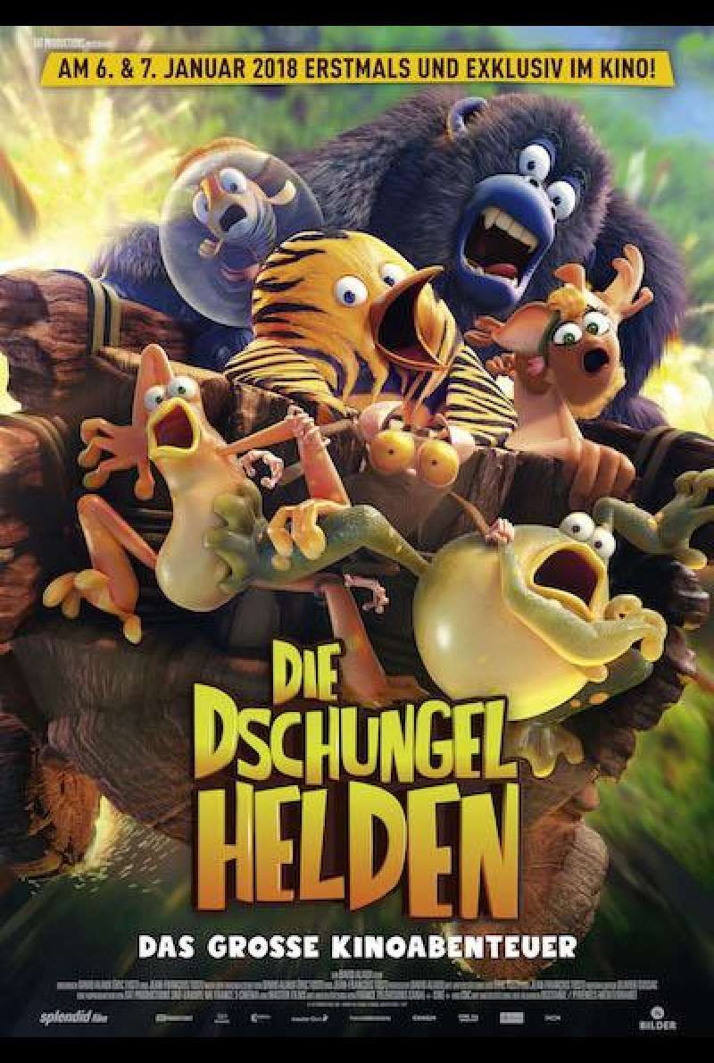 Die Dschungelhelden - Das große Kinoabenteuer von David Alaux - Filmplakat