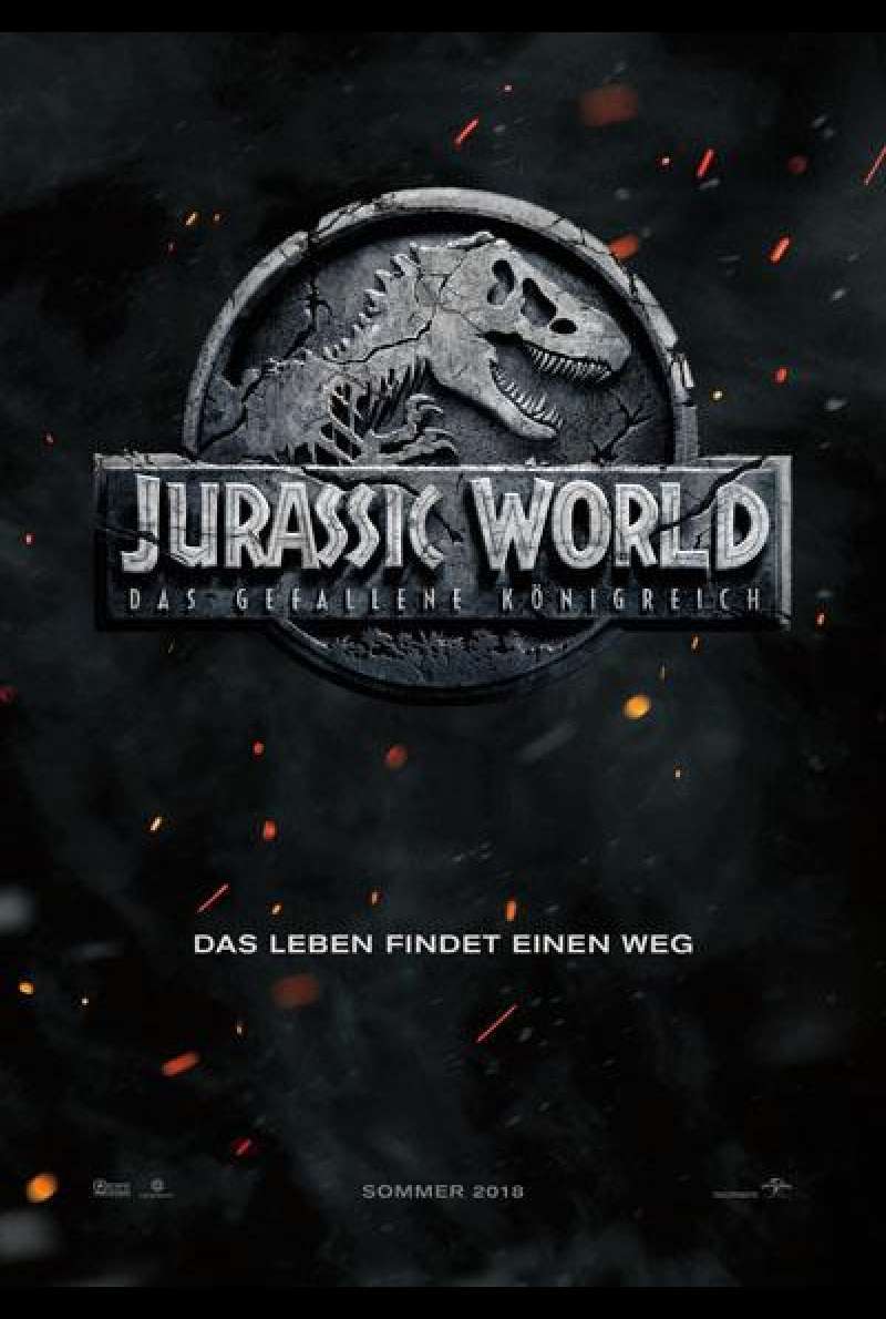 Jurassic World: Das gefallene Königreich von Juan Antonio Bayona - Filmplakat