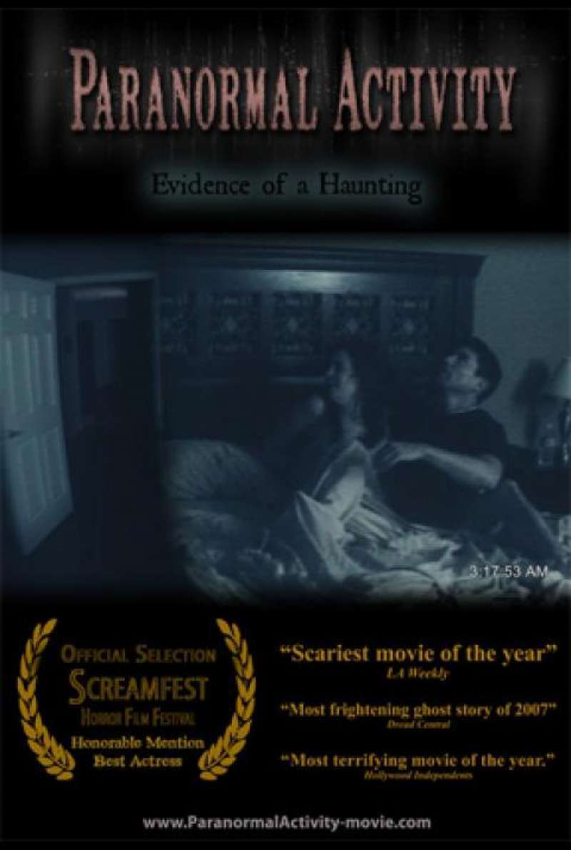 Paranormal Activity - Filmplakat