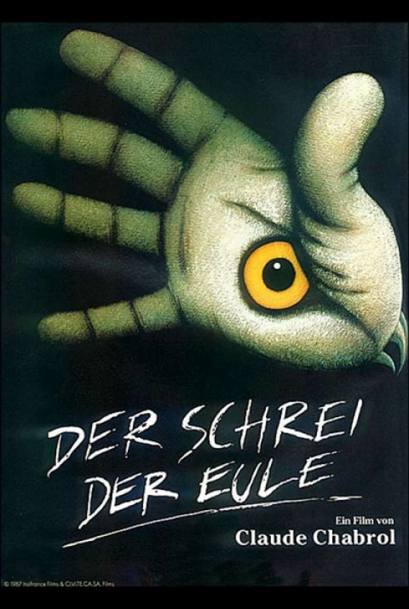 Der Schrei der Eule von Claude Chabrol - Filmplakat