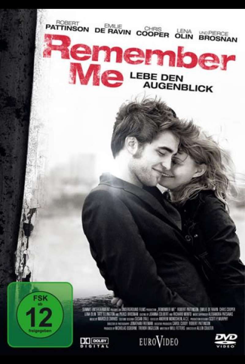 Remember Me - Lebe den Augenblick - DVD-Cover