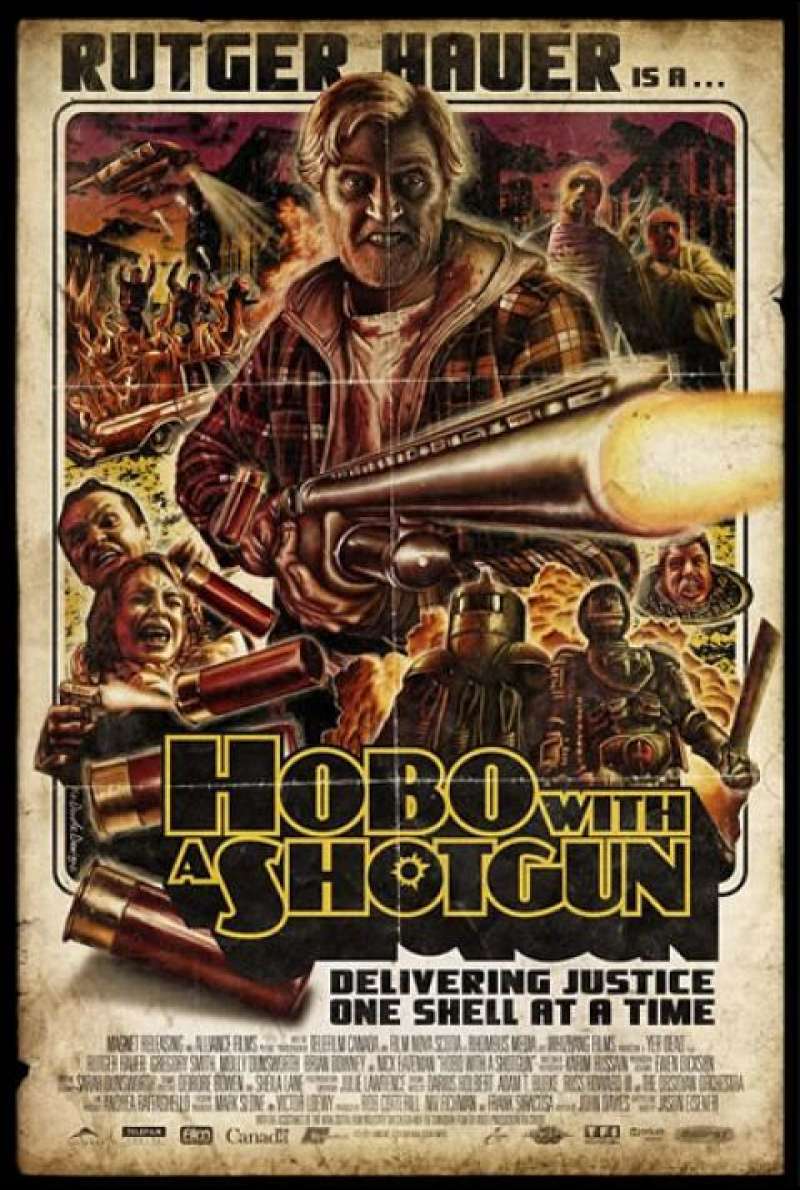 Hobo with a Shotgun - Filmplakat (US)
