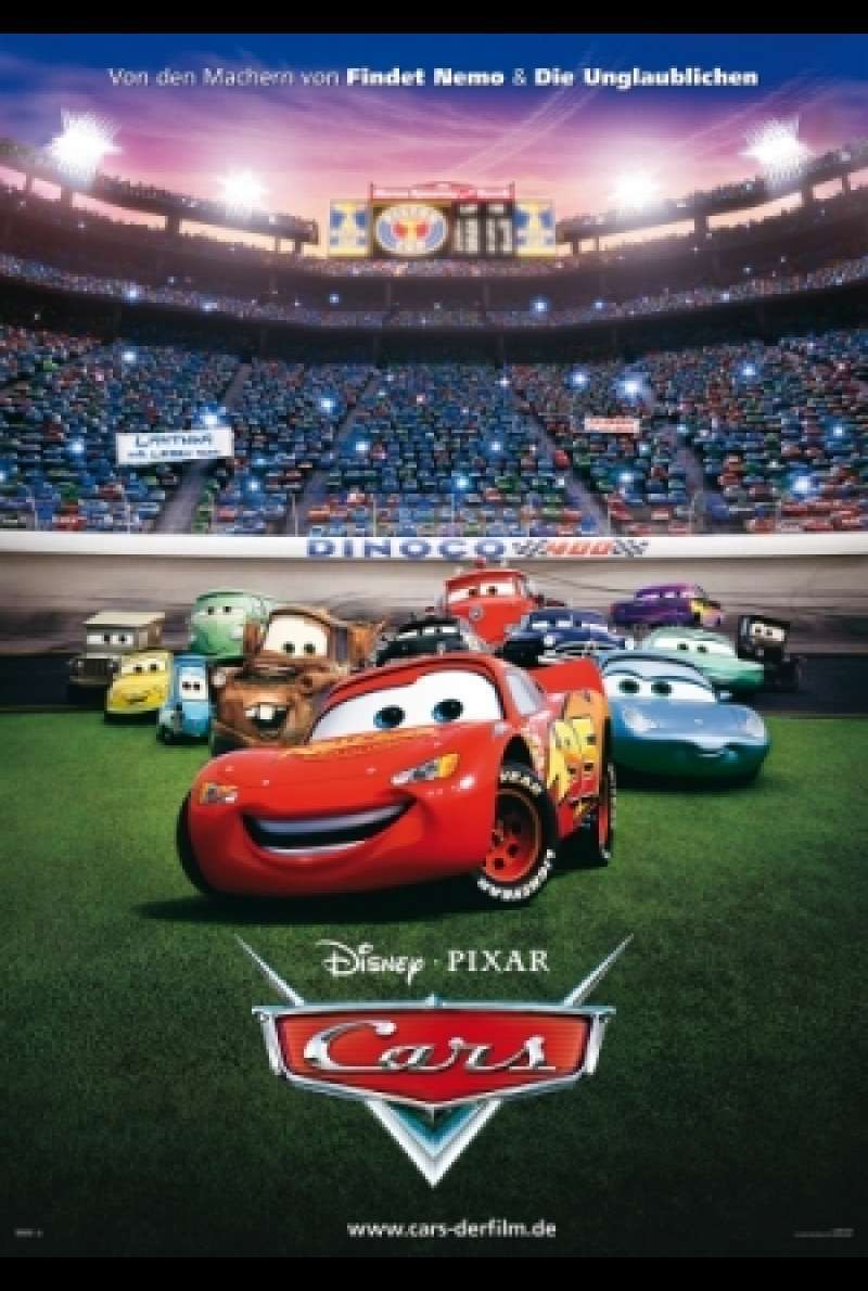 Filmplakat zu Cars von John Lasseter / Joe Ranft