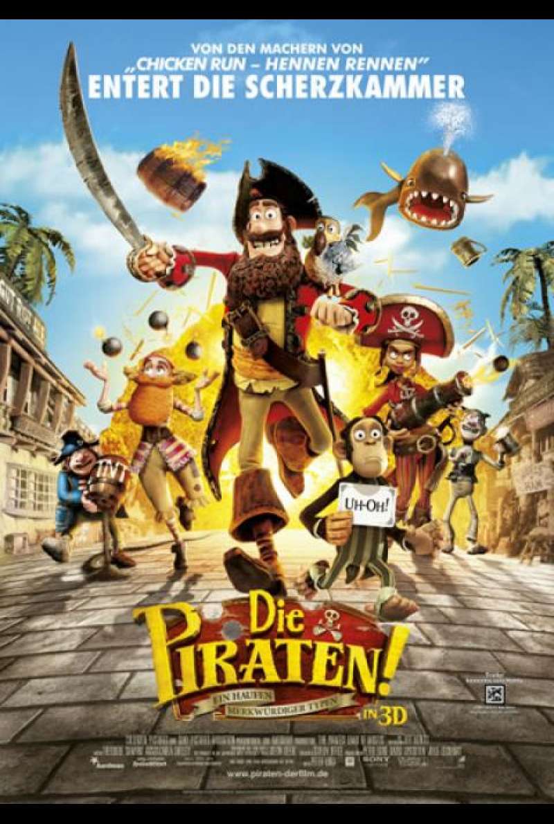 Die Piraten - Ein Haufen merkwürdiger Typen - Filmplakat