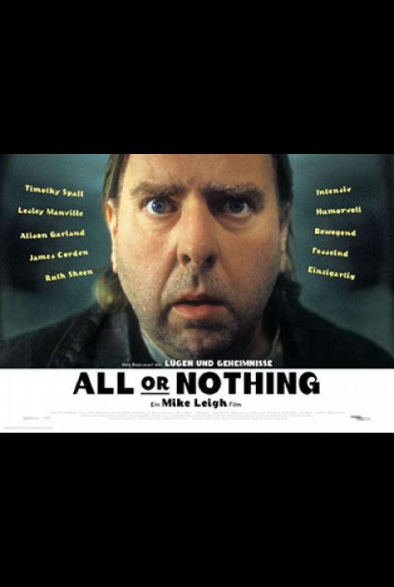 All or Nothing - Filmplakat