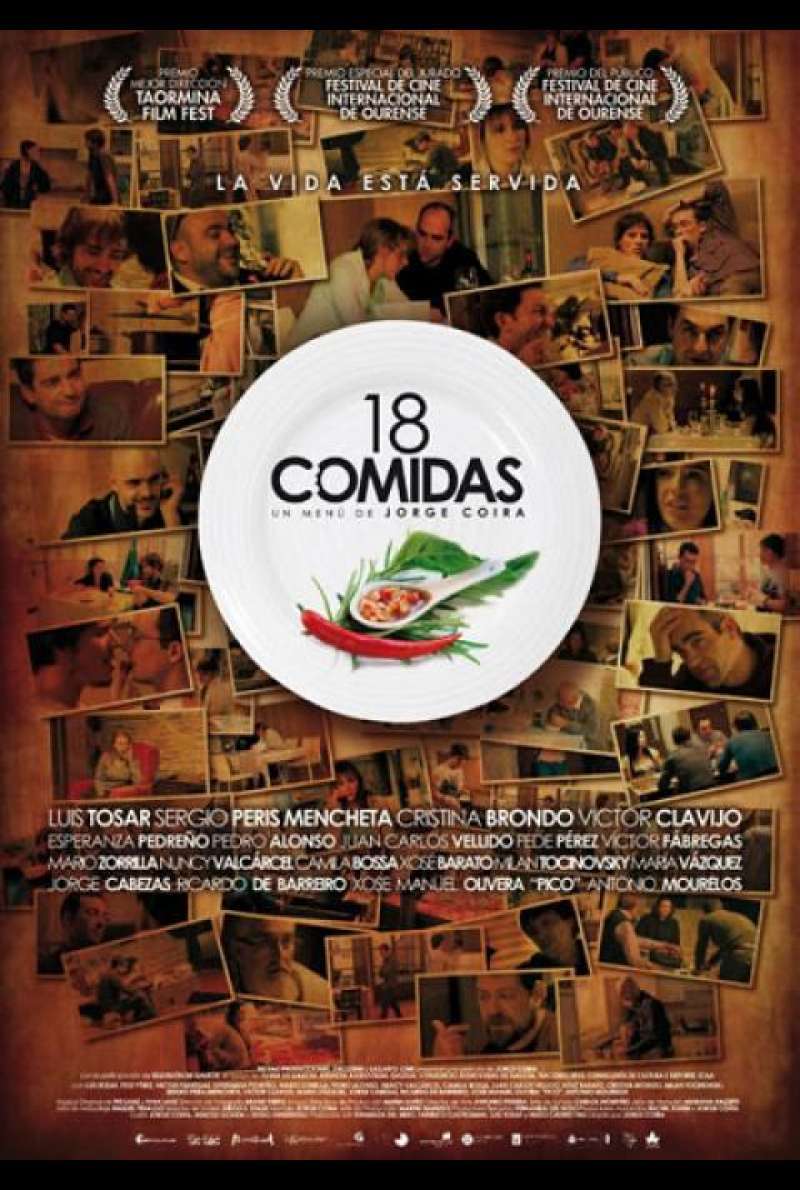 18 comidas - Filmplakat (ES)