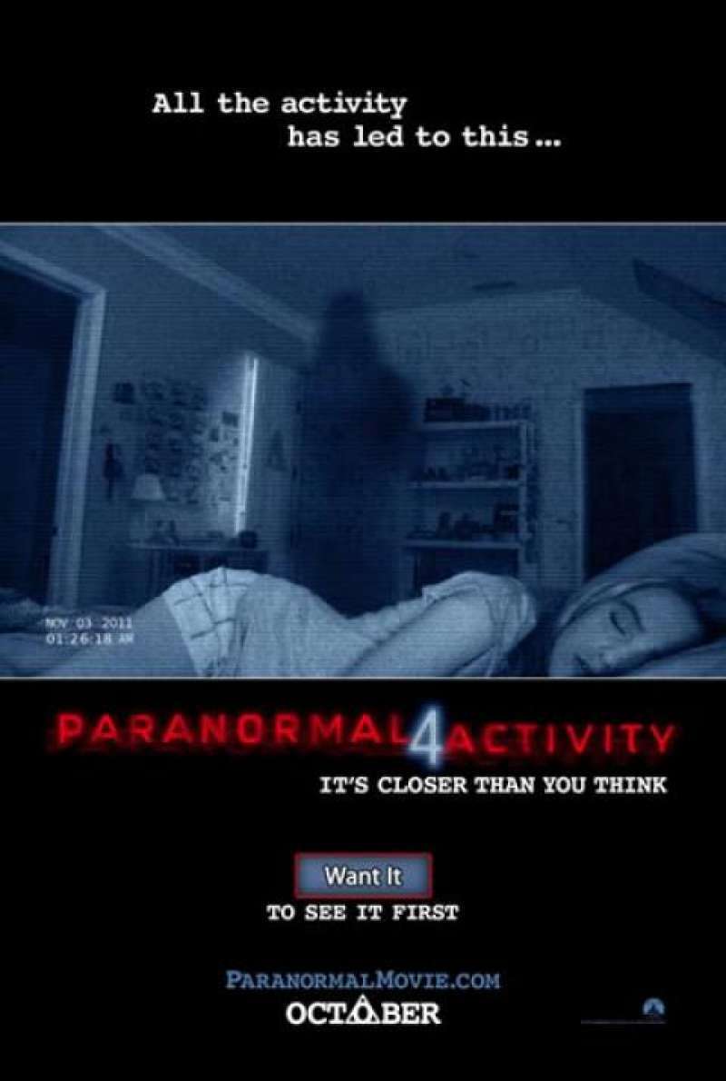 Paranormal Activity 4 - Teaser (US)