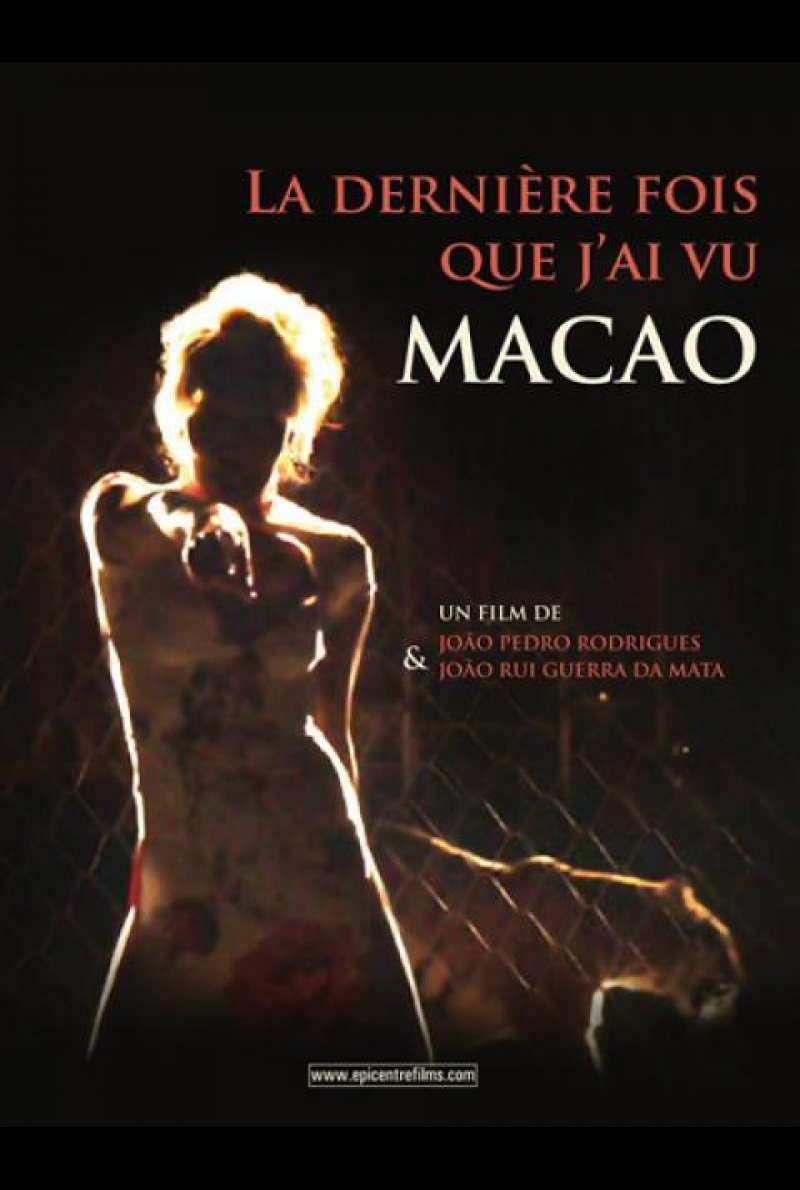 A Última Vez Que Vi Macau - Filmplakat (FRA)