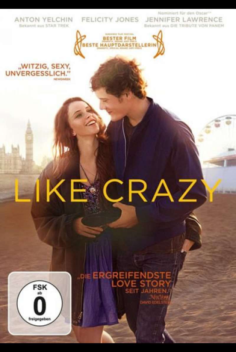 Like Crazy - DVD-Cover