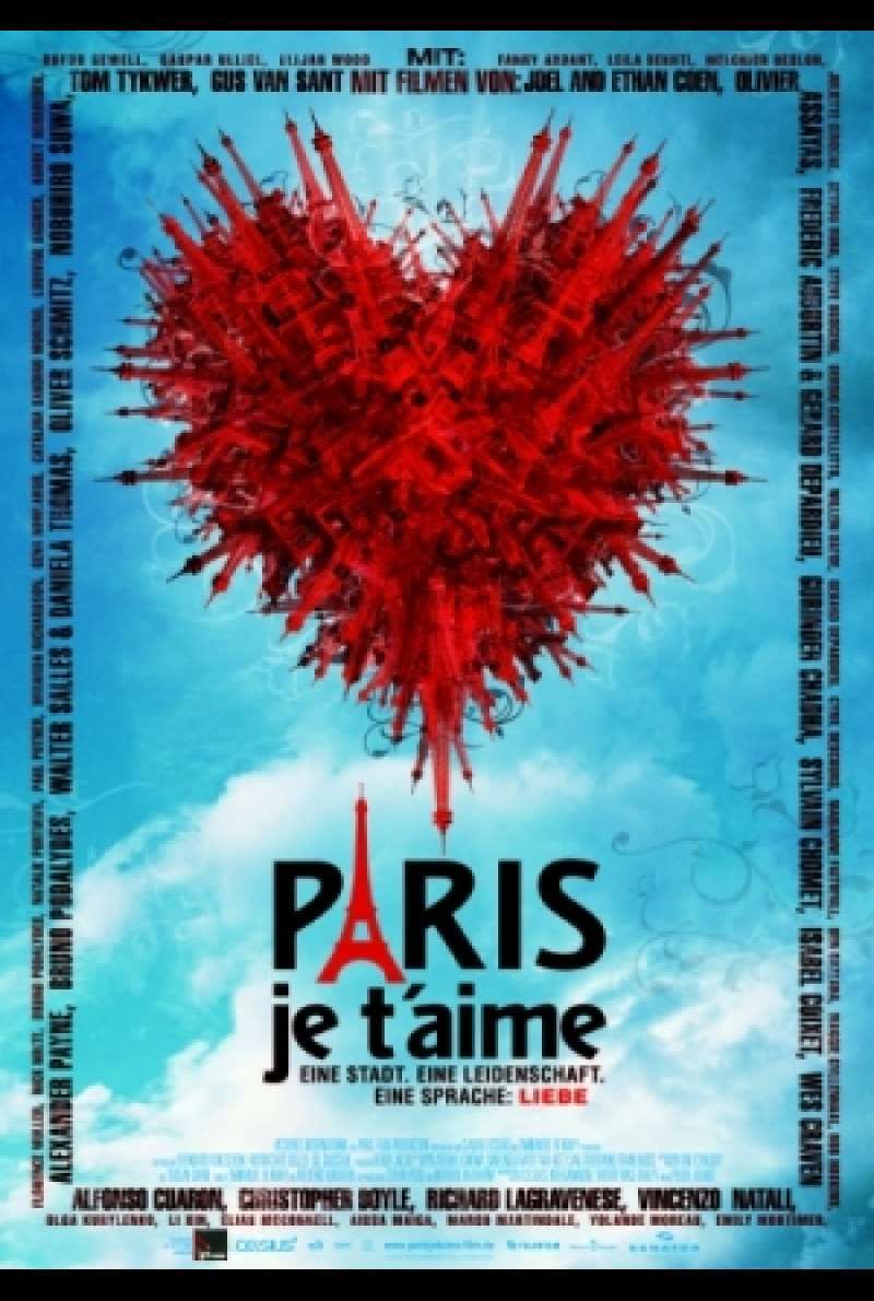 Filmplakat zu Paris, je t'aime