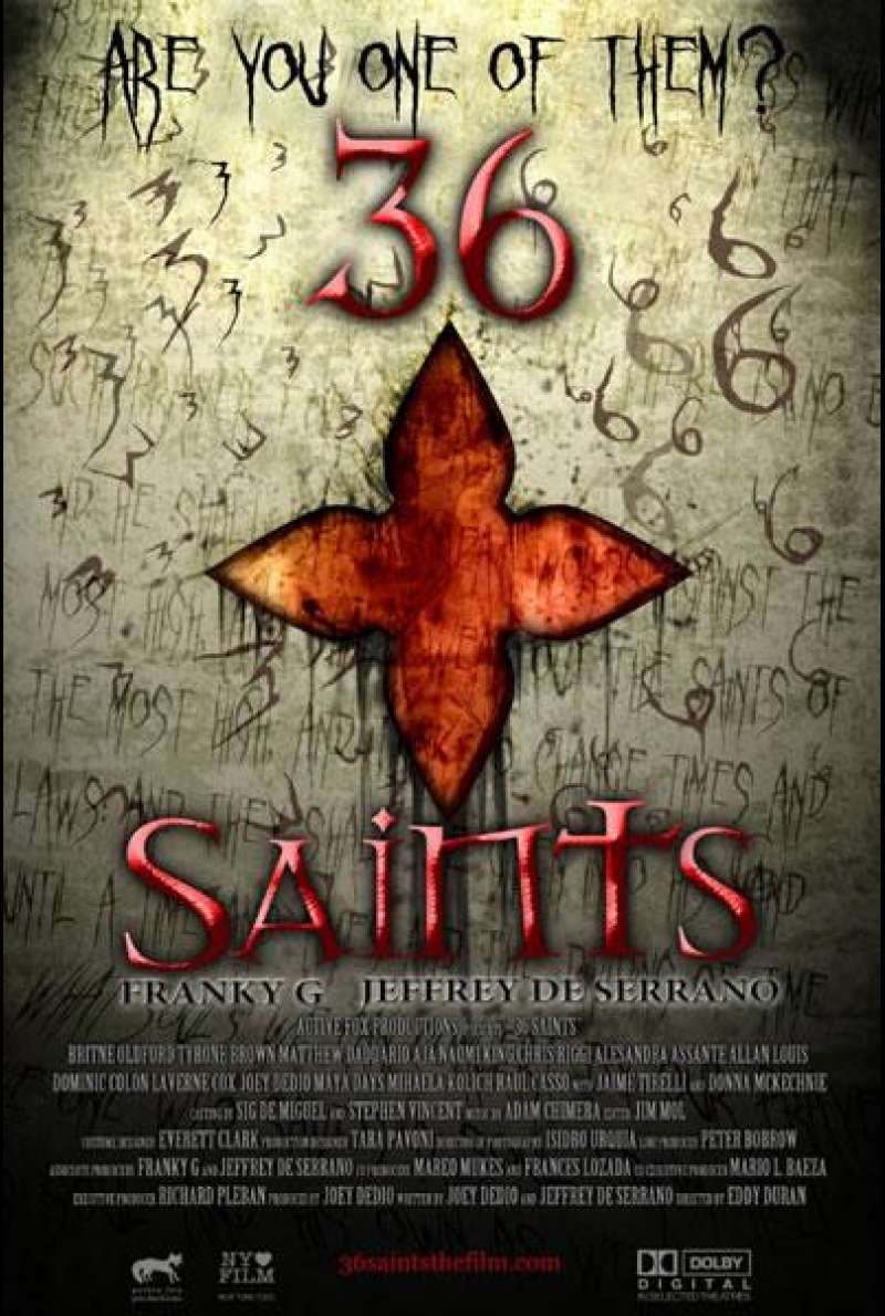 36 Saints  - Filmplakat (US)