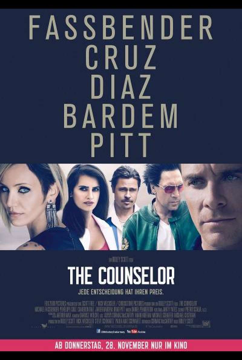 The Counselor - Filmplakat