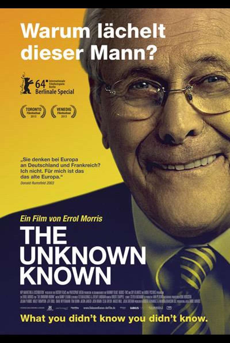 The Unknown Known - Filmplakat