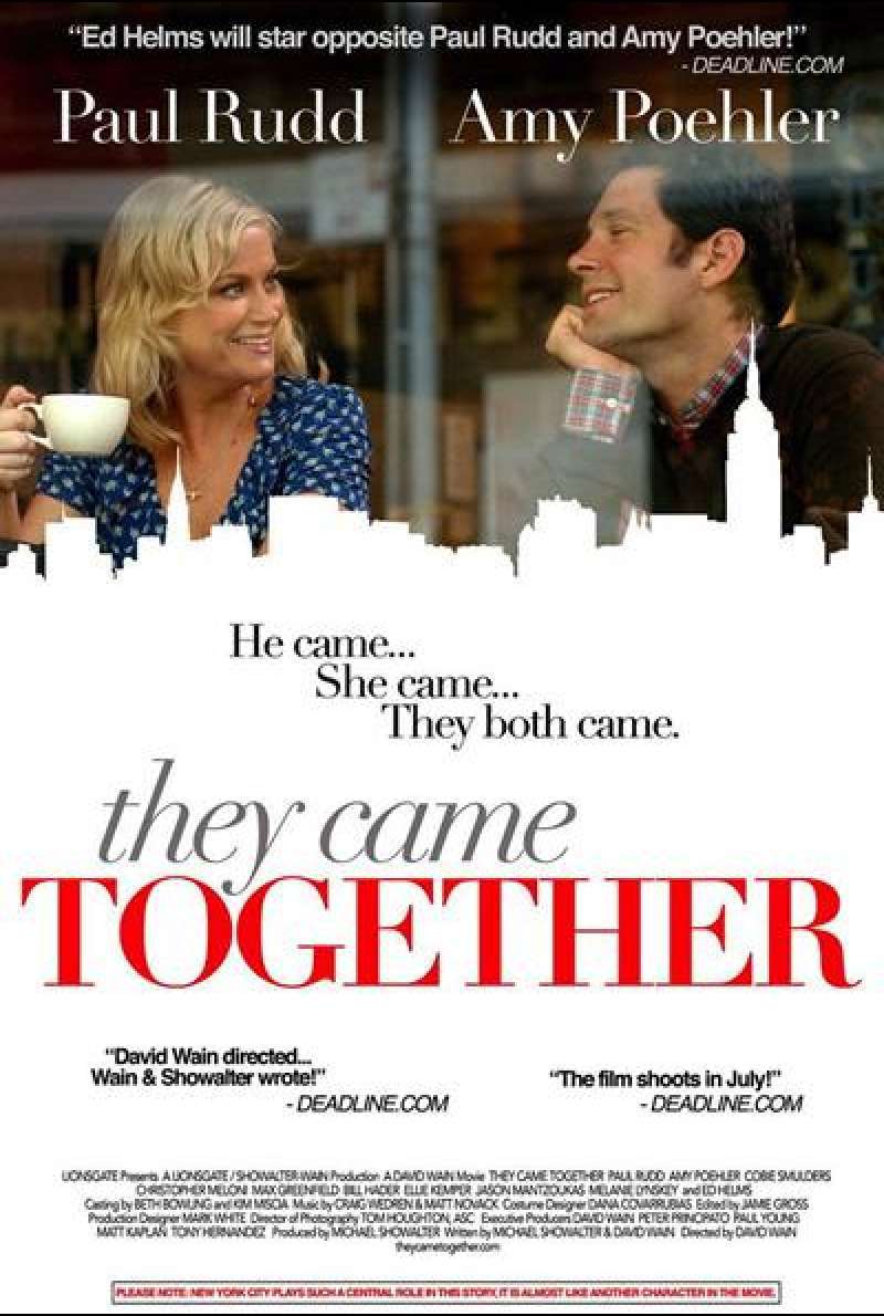 They Came Together von David Wain - Filmplakat (US)