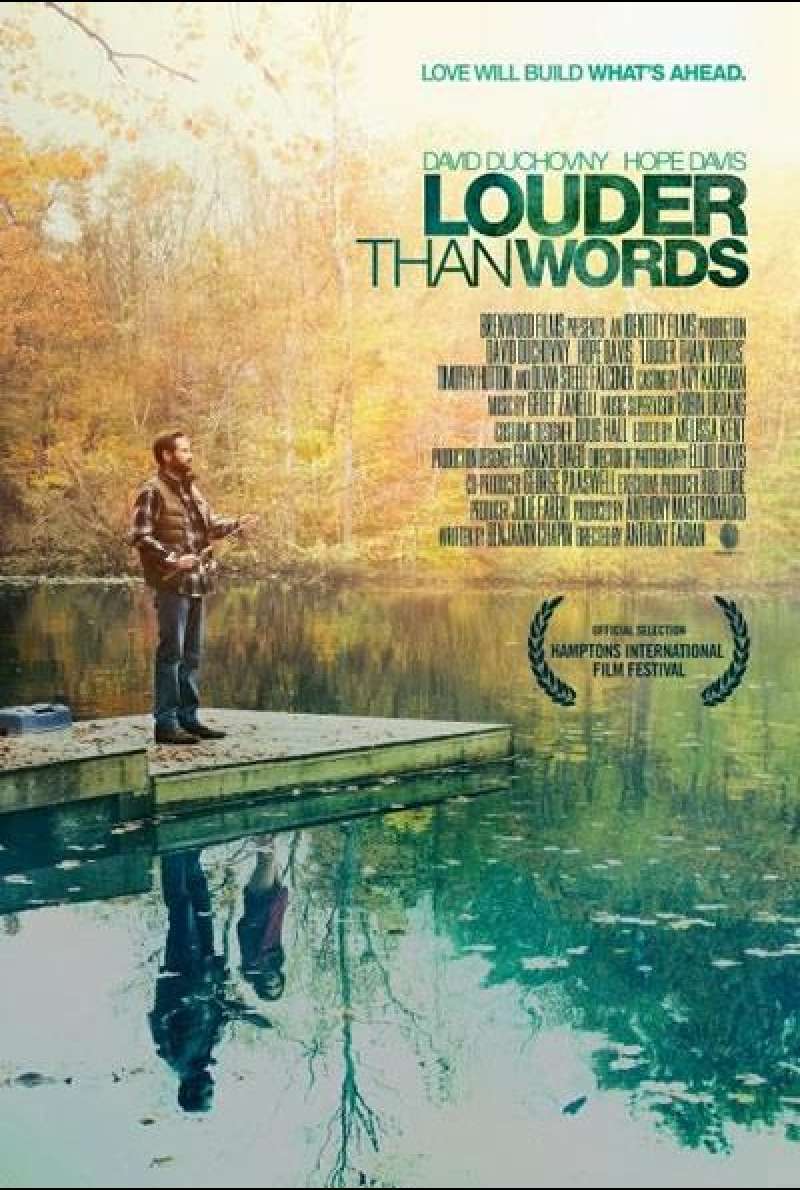 Louder Than Words von Anthony Fabian - Filmplakat (US)