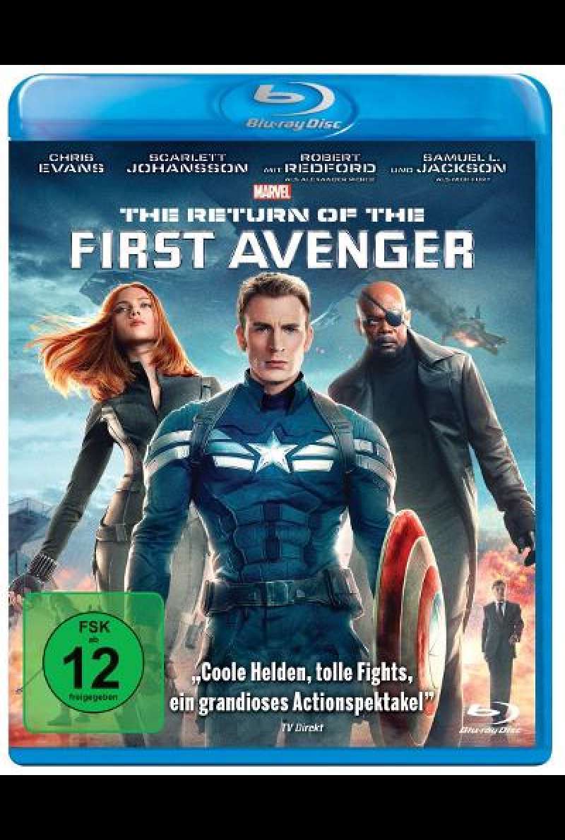 The Return of the First Avenger Anthony und Joe Russo - Blu-ray Cover