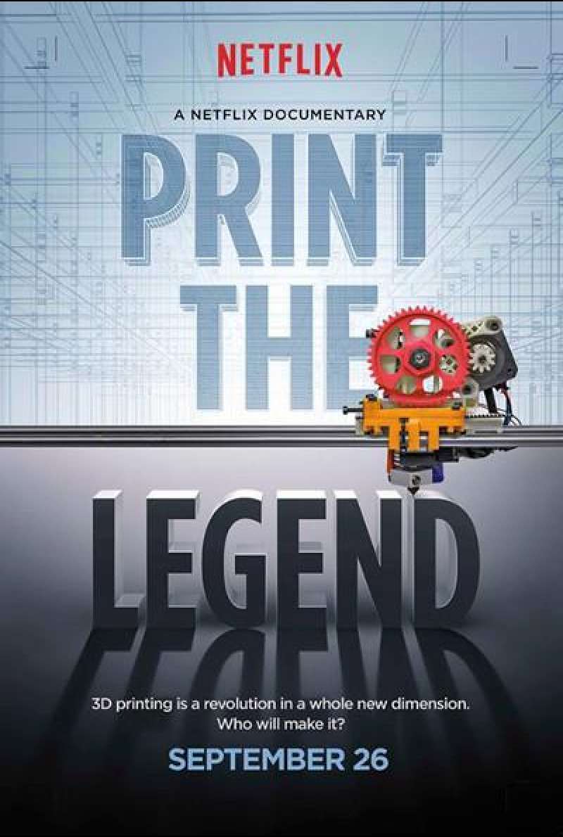 Print the Legend von Luis Lopez und J. Clay Tweel - Filmplakat (US)
