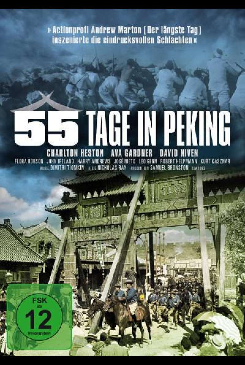 55 Tage in Peking von Nicholas Ray - DVD-Cover