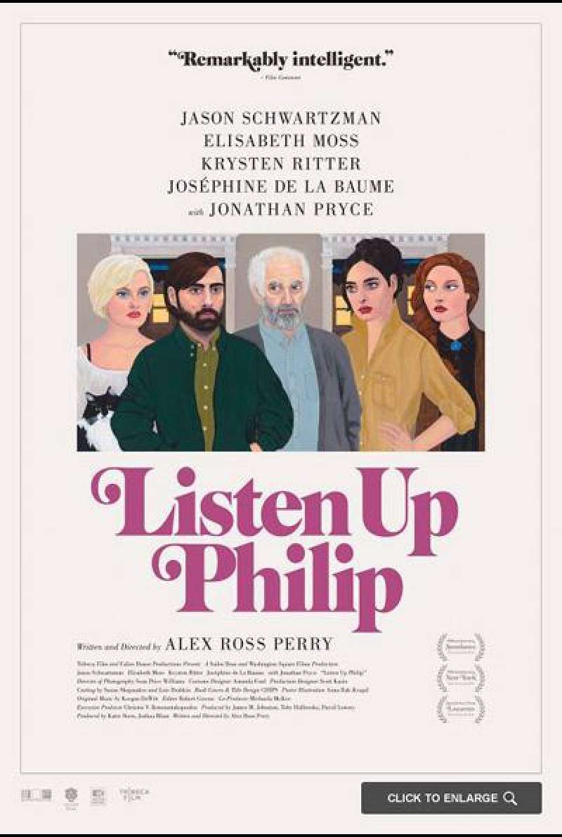 Listen Up Philip - Filmplakat (US)