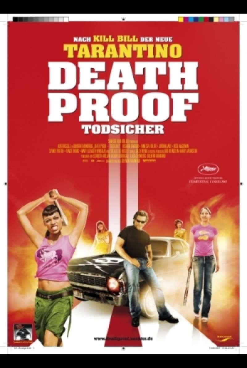 Filmplakat zu Death Proof - Todsicher / Death Proof von Quentin Taratino
