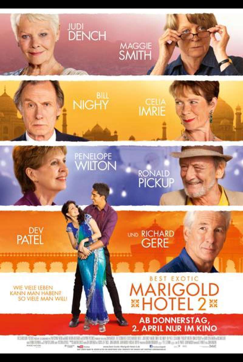 Best Exotic Marigold Hotel 2 - Filmplakat