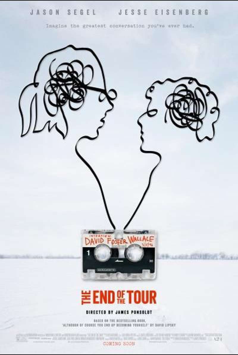 The End of the Tour - Filmplakat (US)