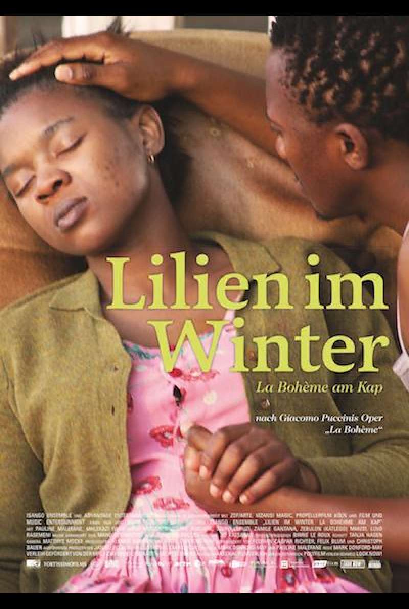 Lilien im Winter - La Bohème am Kap - Filmplakat