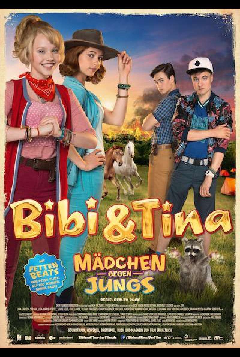 Bibi & Tina: Mädchen gegen Jungs von Detlev Buck - Filmplakat