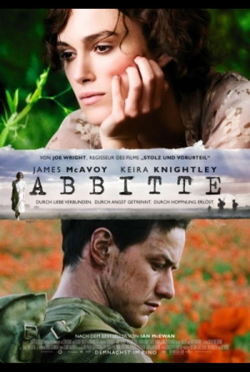 Filmplakat zu Abbitte / Atonement von Joe Wright